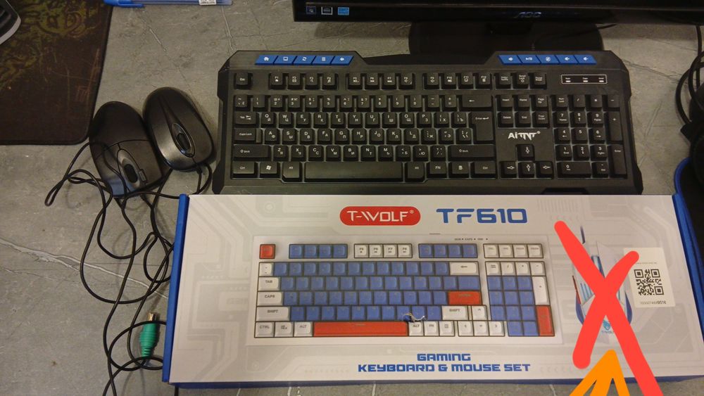 2 rgb klaviatura va 2ta mishka