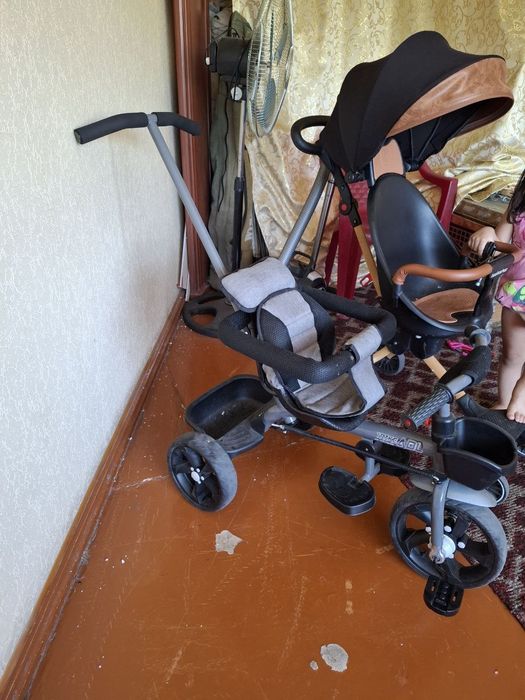 Велосипед и коляска