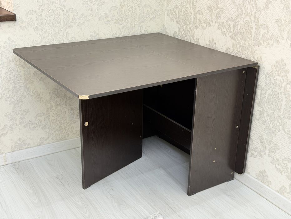 Складной обеденный стол-книжка (трансформер)