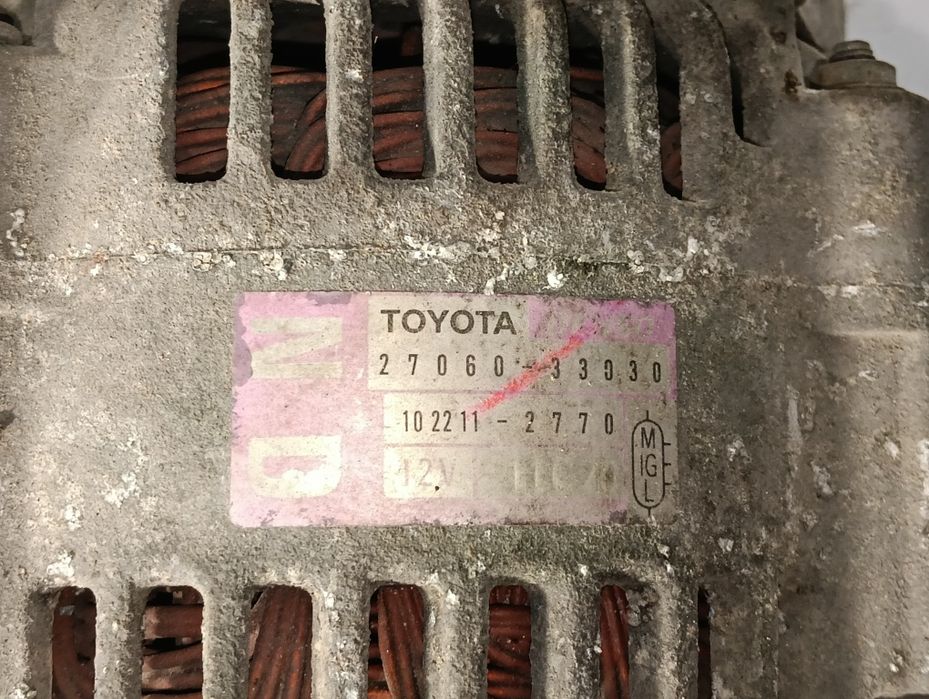 Алтернатор Toyota Yaris Verso 1.4 D4D Denso 27060-33030