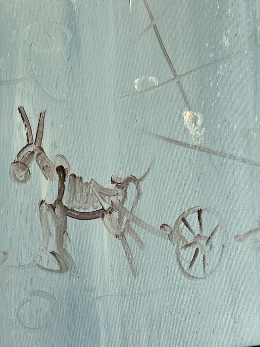 Маслената картина на Павел Митков  50/60