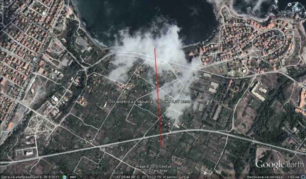 Продава се Парцел в Царево - 3031 кв.м за 25 €/кв.м - Снимка #1