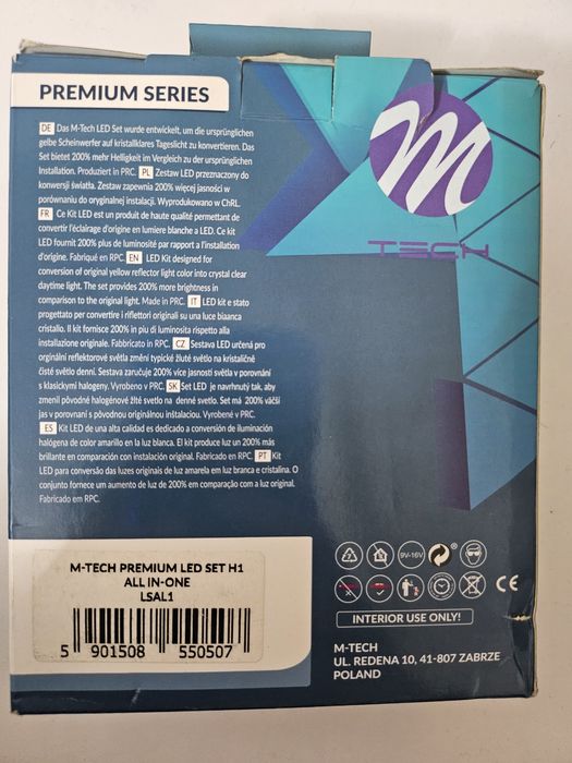 M-Tech LED крушки, H1