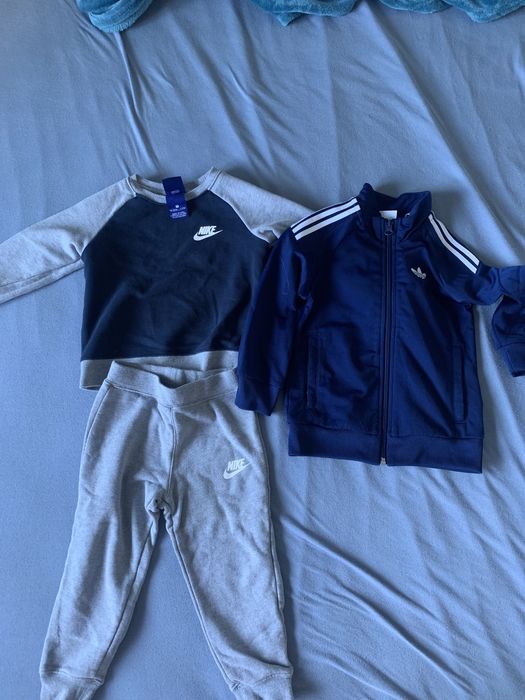 Trening Nike si bluza Adidas, 2-3 ani