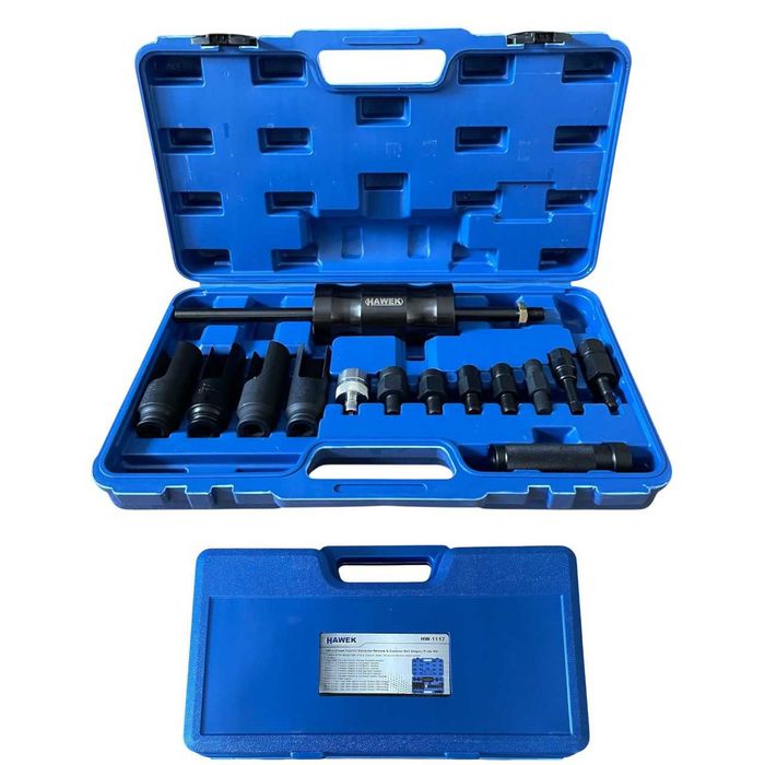 Комплект обратен чук за вадене на дюзи 14 части HAWEK