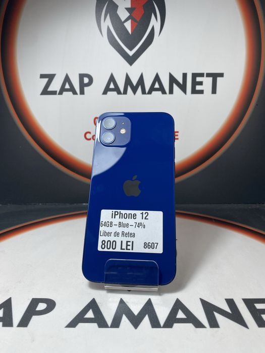 ZAP AMANET Vitan - iPhone 12 - 64GB - Blue - 74%