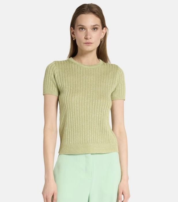 Плетена блуза с къс ръкав Lauren Ralph Lauren
