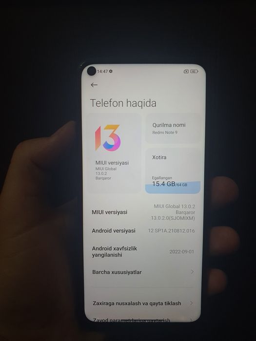 Redmi not 9 64 talik