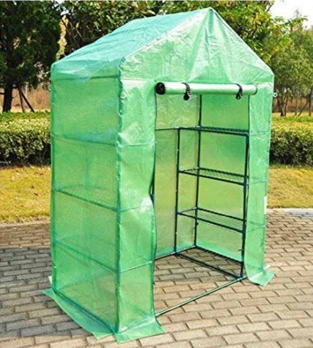 Sera pentru flori Outsunny 143x73x195 cm