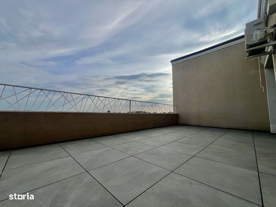 Penthouse modern, 2 camere, 57 mp utili, terasa 20 mp - Giroc