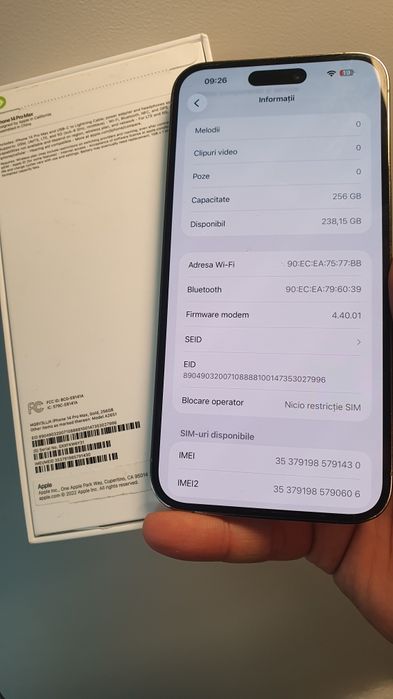 Iphone 14 Pro Max 256GB Gold Neverlocked