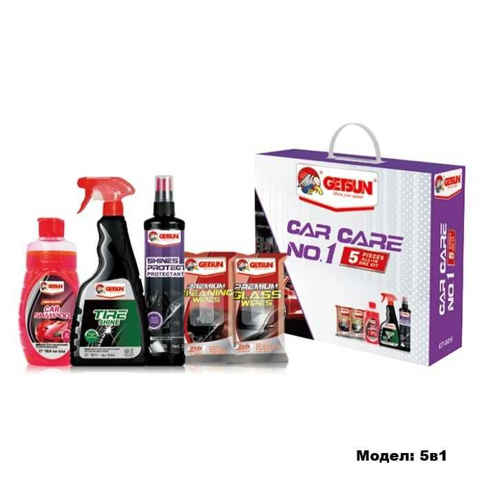 Комплект за почистване на автомобил 5в1 и 6в1 - GETSUN