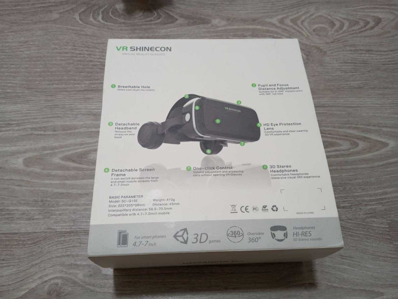 Очки виртуальной реальности VR Shinecon G15E: 150 000 сум - Игры для  приставок Самарканд на Olx