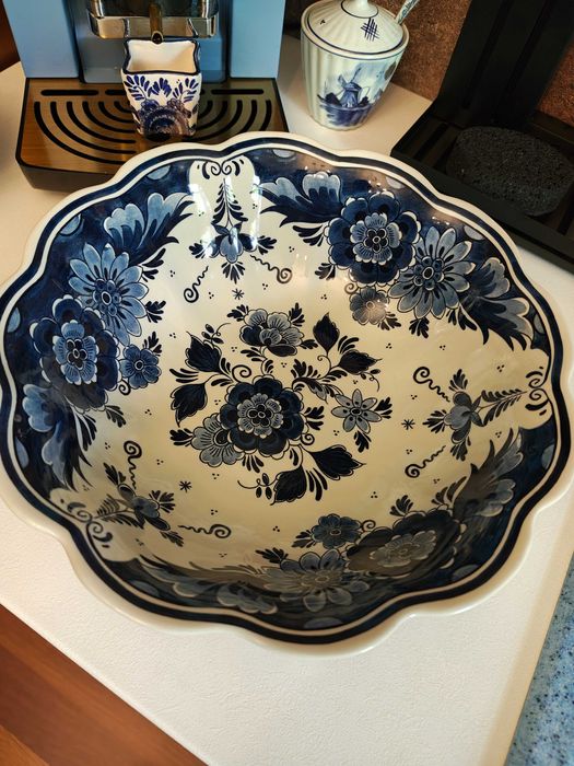 Делфт антикварна порцеланова фруктиера