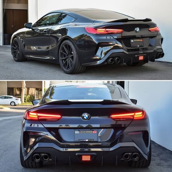 Eleron Portbagaj Lip BMW Seria 8 M8 G15 G16 Negru Lucios