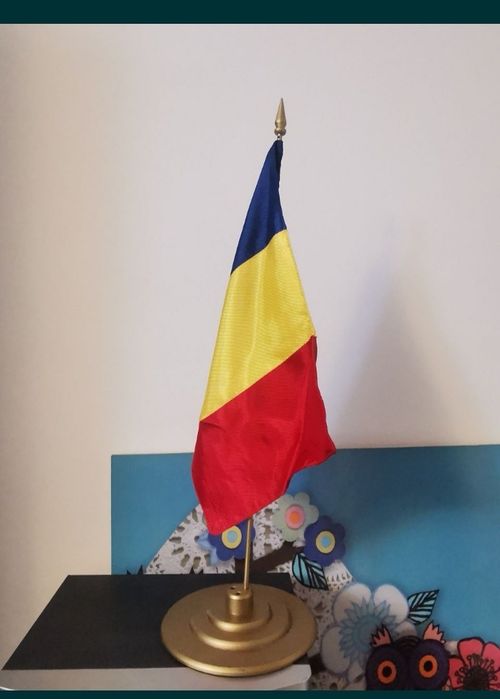 Steag Romania de birou Drapel Romania