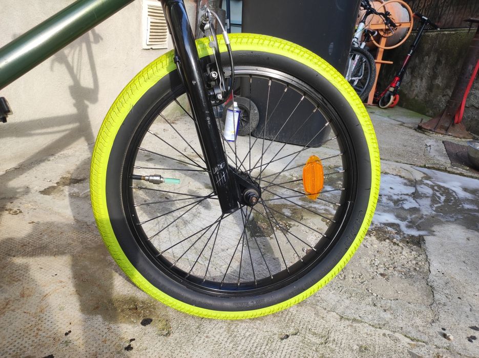 Bicicletă BMX Wipe 500 20" verde