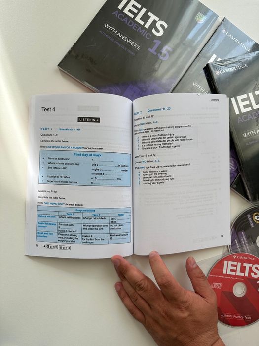 Оригинал Cambridge Ielts 15, 16, 17, 18, 19