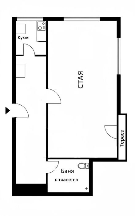Уюутен двустаен апартамент с гараж в сърцето на София