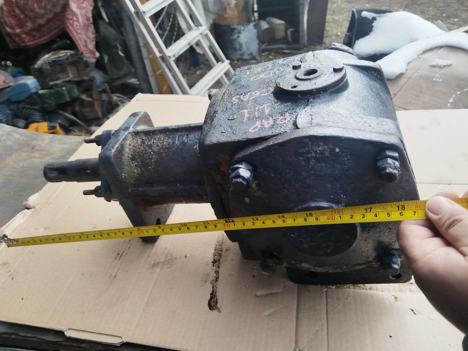 Reductor cu raport de 1/1 tocătoare resturi