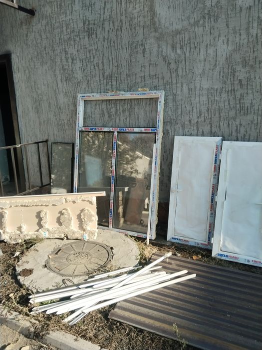 Потом пластиковые окна б/у