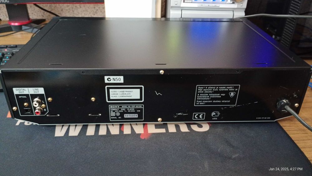 CD плеър Sony CDP XE-330 и магнетофон Unitra ZK-120 Grundig