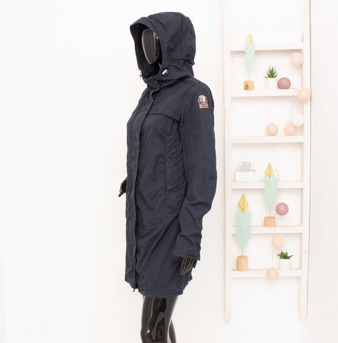 PARAJUMPERS оригинално дамско яке синьо памук windstopper тренч М