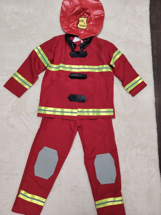 Costum pompier Halloween 7-9ani