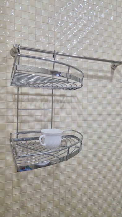 Навесные полки для кухни/ванной нержавейка