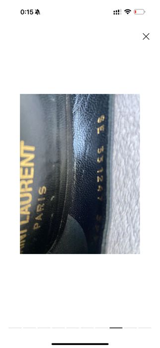 Обувки на ток Saint Laurent