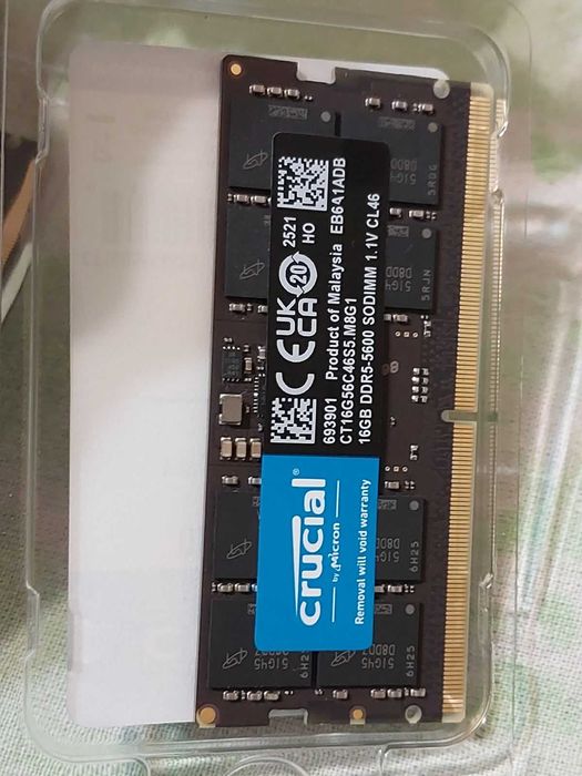32GB 5600MT/s, 4800MT/s - DDR5 (SO-DIMM - RAM памет за лаптоп)