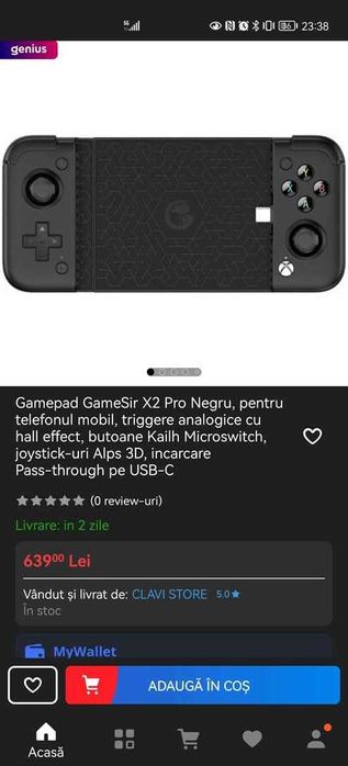 GameSir X2 Pro controller Android nou / gamepad USB-C telefon