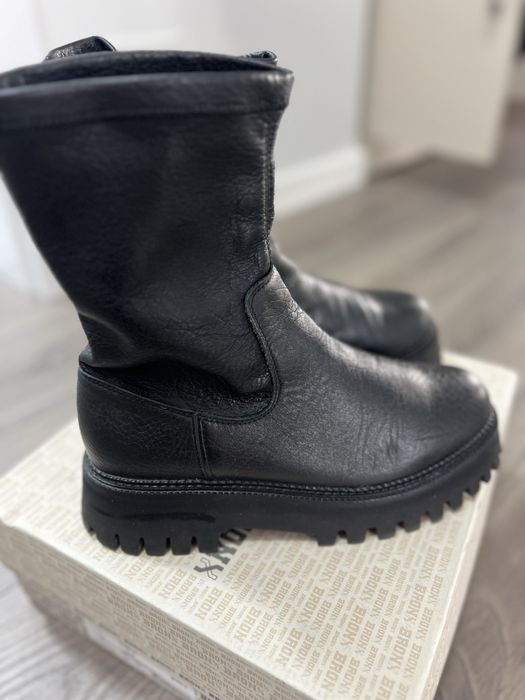 Ghete Bronx piele naturala