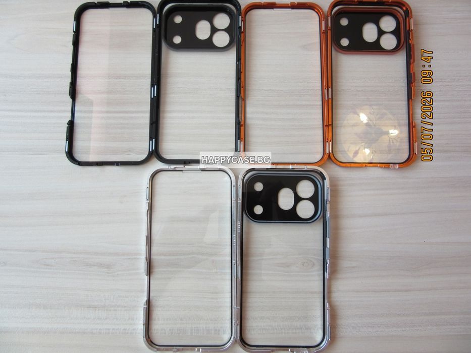 Honor 600 / 600 Pro / Двоен 360° магнитен кейс с камера протектор