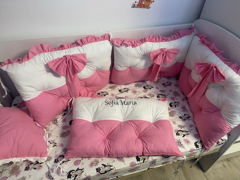 Lenjerie patut personalizata numele Sofia Maria