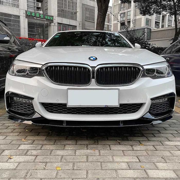 Prelungire Extensie Lip Bara Fata M BMW Seria 5 G30 G31, Negru Lucios