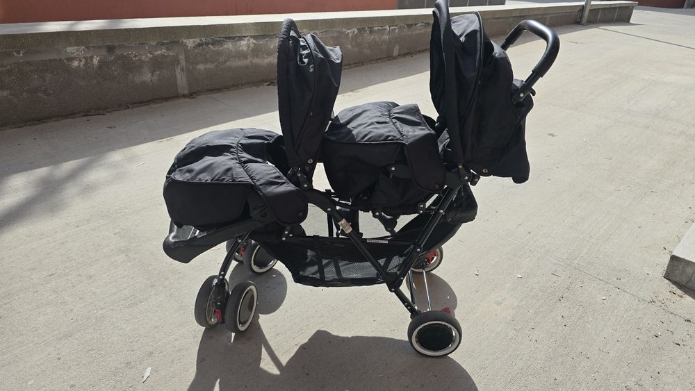 Двойна детска количка