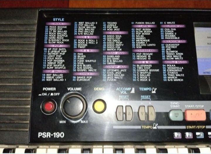 Ямаха PSR - 190...