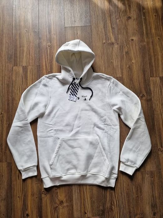 Страхотен мъжки суитчър с качулка OFF WHITE размер M L XL 2XL