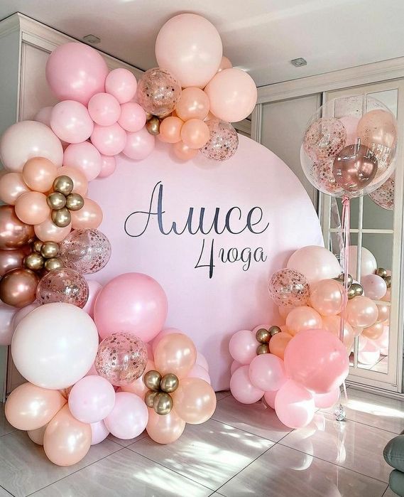 Фотозона/1жас/тусау кесер/кыз узату/баннер/оформление шарами