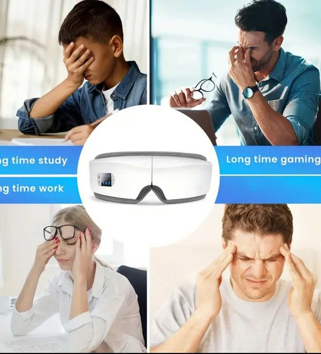 NVNV 4 D. Умный портативный массажёр для Глаз, Висков!