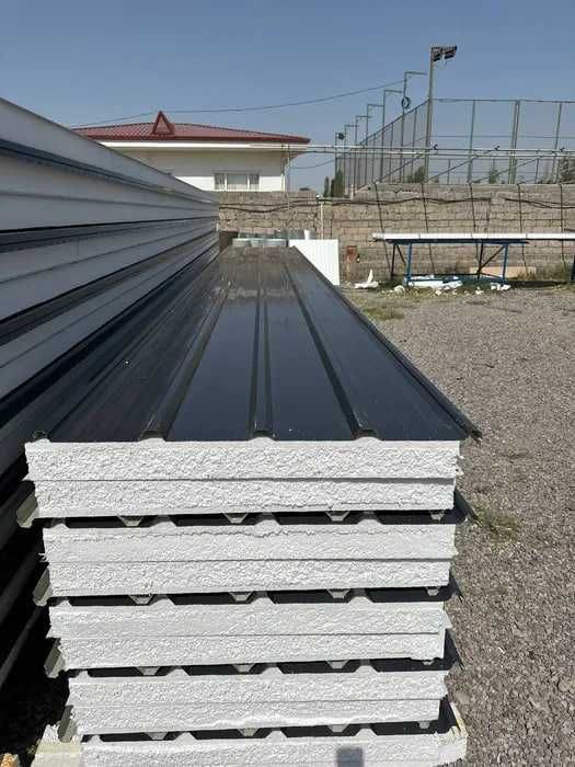 сэндвич панель кровля | sendvich panel tom | монтаж установка