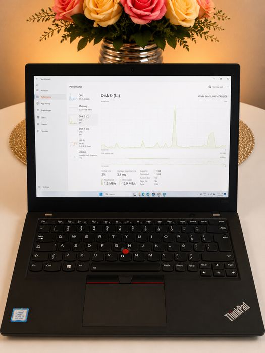Lenovo ThinkPad X280, Intel® Core i7-8550U , 16GB DDR4, SSD de 512 GB+ SIM card