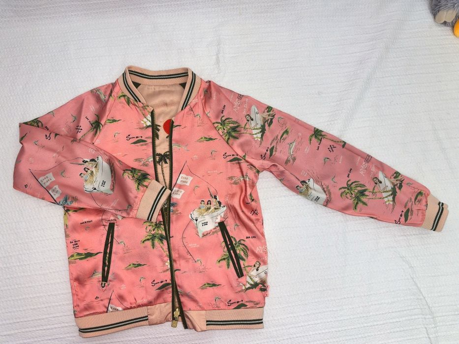 Vând bluză de trening / geacă bomber Scotch & Soda, cu două fețe (reversibilă)