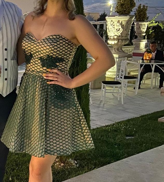 Rochie mini cu corset