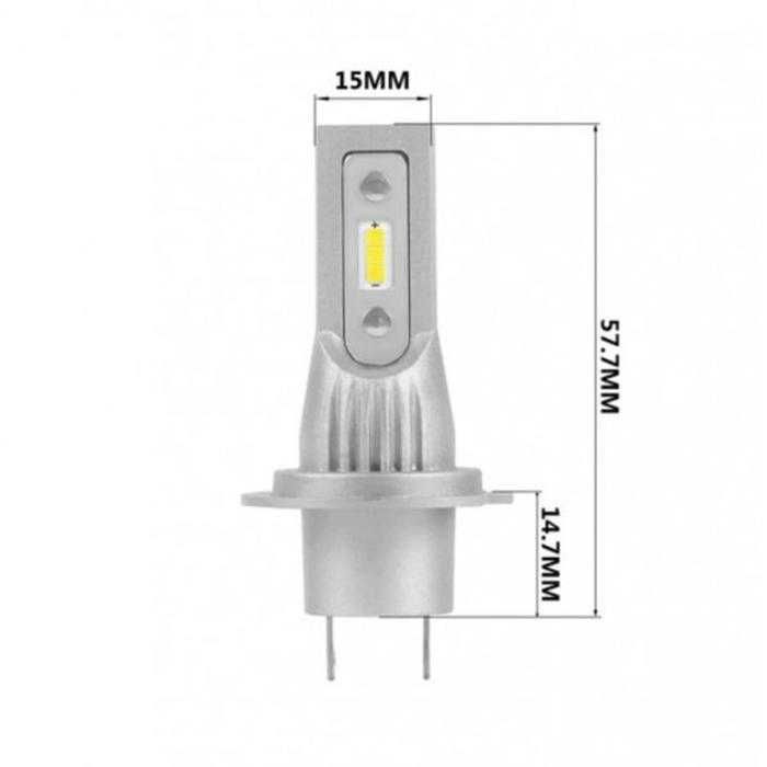 Диодни крушки 3900 H7 - 13w 1500lm 2 бр/к-т