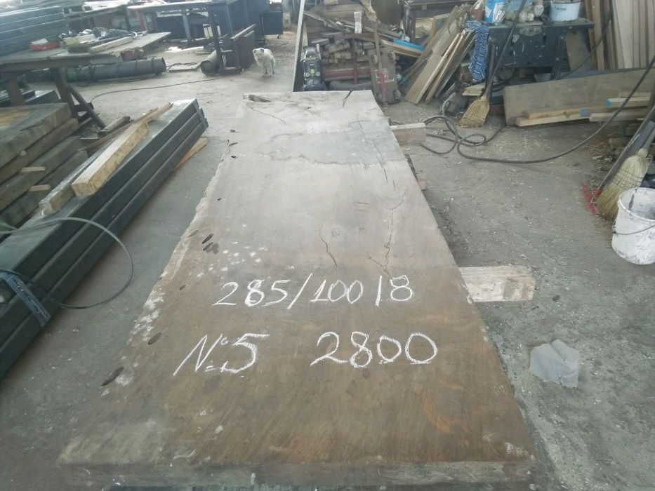 Плот за маса, дъб масивен