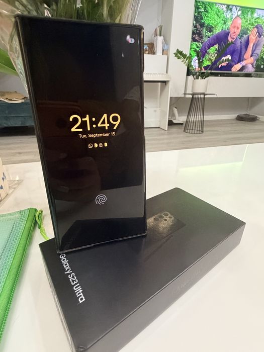 Telefon mobil Samsung Galaxy S23 Ultra, Dual SIM, 512GB, 12GB RAM, 5G, Phantom Black
