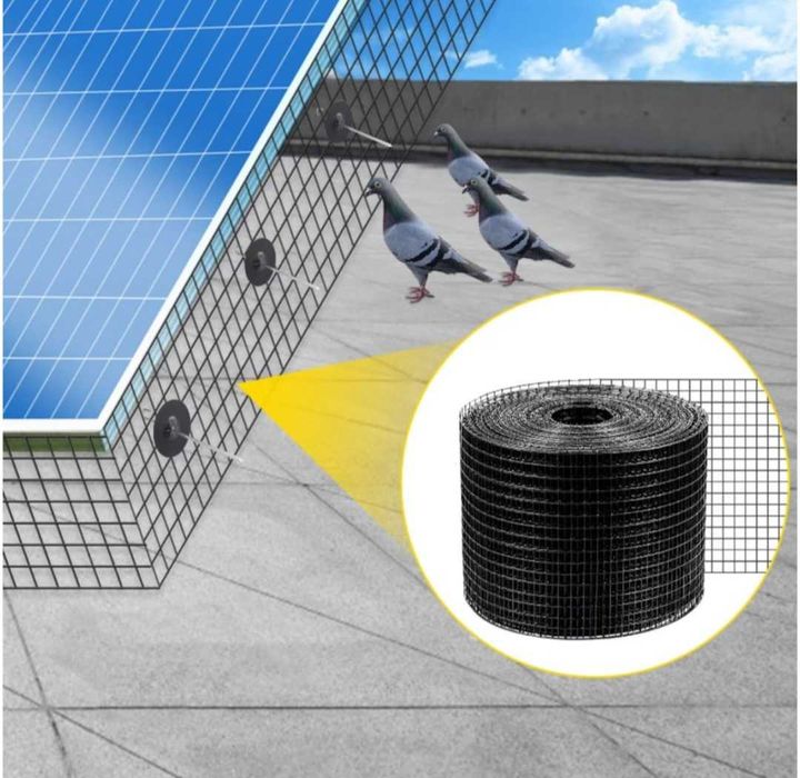 Protectie panouri fotovoltaice anti-păsari 250 lei  cu 80 elemente