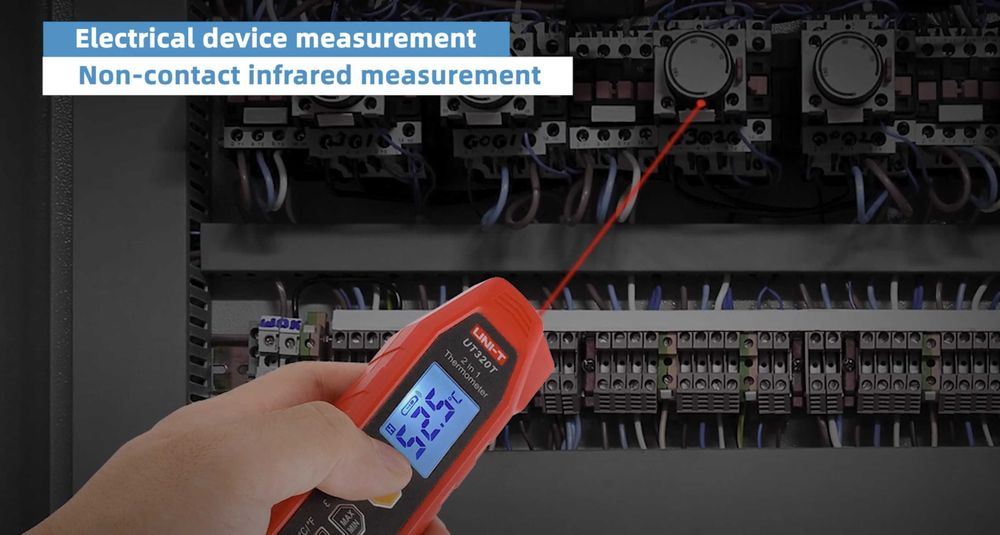 Termometru 2 in 1 infrarosu + sonda de temperatura  Uni-t UT320T